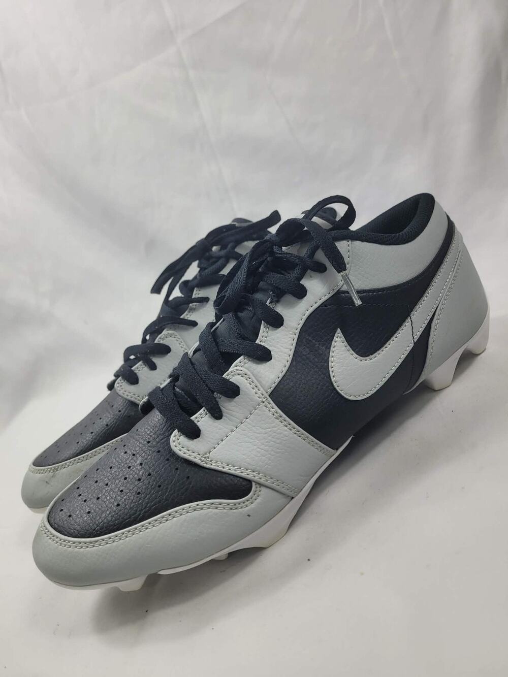 Nike Air Jordan 1 Low TD Shadow 2.0 Football Cleats Men Sz 12 Gray FJ6245-002